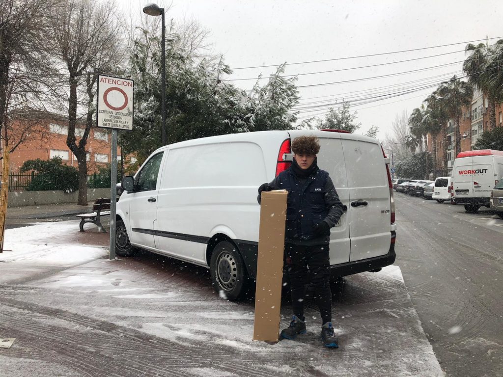 La nieve no nos para, seguimos calentando hogares en Madrid con nuestras calderas