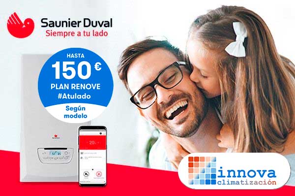 Ofertas en calderas Madrid plan sonríe de Vaillant plan renove de calderas Saunier Duval #Atulado 150€