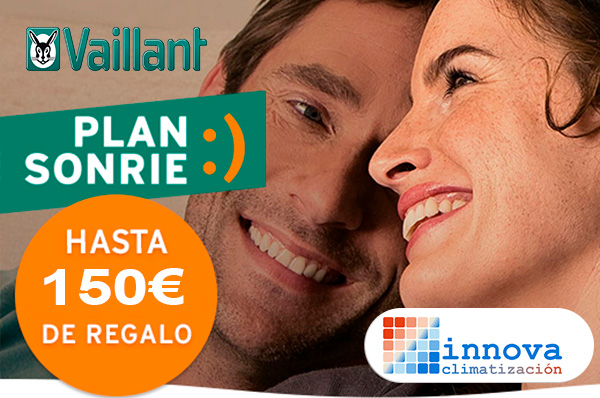 Oferta plan sonríe de Vaillant plan renove de calderas en Madrid