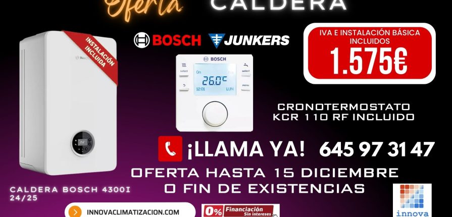 Oferta Bosch 4300i con cronotermostato-1920x1080